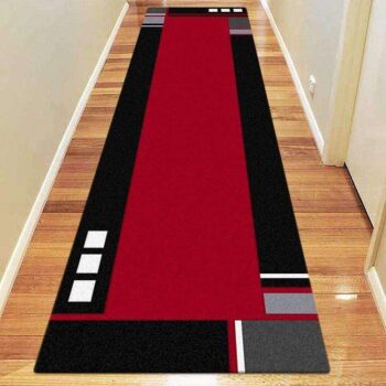 Icon Modern Collection 051 Red Runner Rug