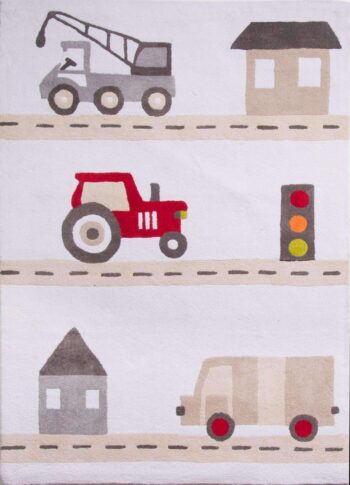 Imagine Kids Farm Neutral Rug