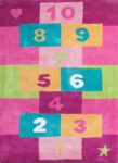 Imagine Kids Hopscotch Pink Rug