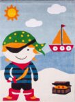 Imagine Kids Pirate Blue Rug