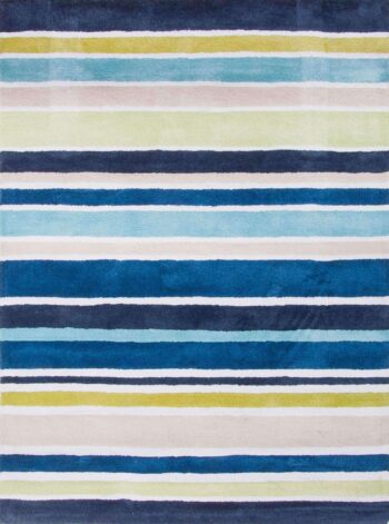 Imagine Kids Stripe Blue Rug