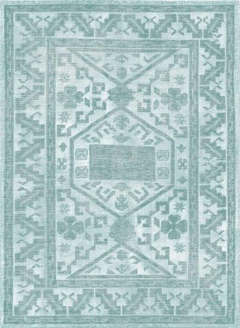 Kelim Antiquity Pure Wool 911 Turquoise Rug