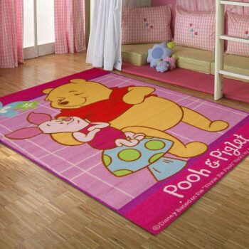 Kids Pooh and Piglet Hug Fun Play Rug