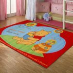 Kids Pooh Honey Fun Play Rug