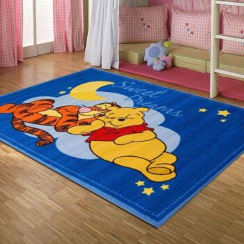 Kids Sweet Dreams Pooh Fun Play Rug