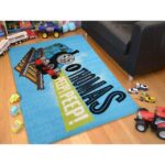 Kids Thomas Blue Fun Play Rug