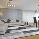 Kingston Modern Blue Textured Pile Rug