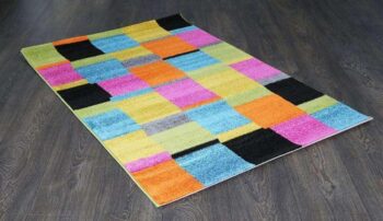 Liberty Boxed Pattern Multi Rug