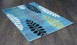 Liberty Turquoise Multi Leave Rug