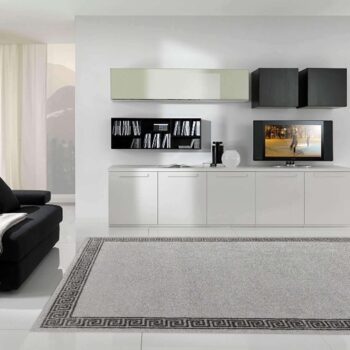 Milan Modern Collection 1562 Light Grey Rug