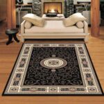 Mystique Traditional 7647 Black Rug