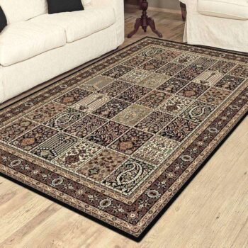 Mystique Traditional 7654 Black Rug
