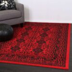 Nadia Traditional Khal Red Afghan Rug