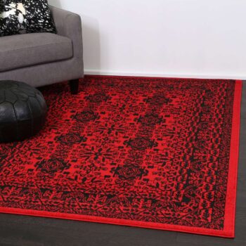 Nadia Traditional Khal Red Afghan Rug