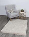 Onix Plush Grey Shaggy Rug