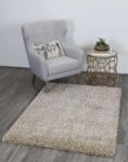 Onix Plush Latte Shaggy Rug