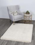 Onix Plush White Shaggy Rug
