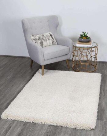 Onix Plush White Shaggy Rug
