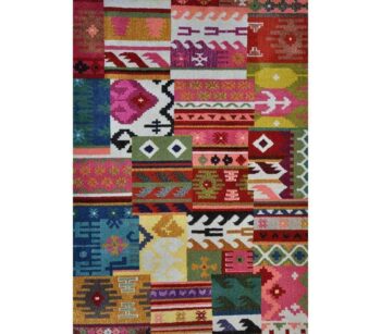 Pearl Patchwork Style Multi Rug
