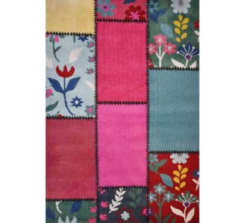 Pearl Stunning Patchwork Style Multi Rug