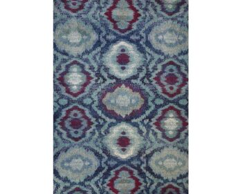 Pearl Stunning Vintage Moroccan Blue Rug