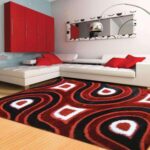 Platinum Luxury Shag 5263 Red Rug