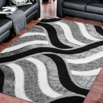 Platinum Luxury Shag 5328 Grey Rug