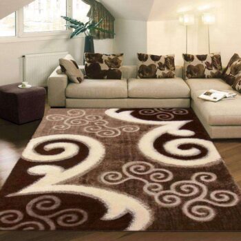 Platinum Luxury Shag 5330 Brown Rug