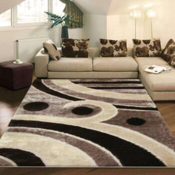 Platinum Luxury Shag 6225 Brown Rug