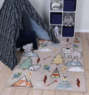 Poppins Kids Adventure Beige Rug