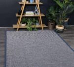 Seascape Courtyard Blue Grey Rug