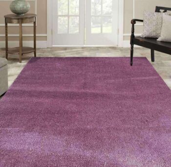 Skye Purple Shag Rug