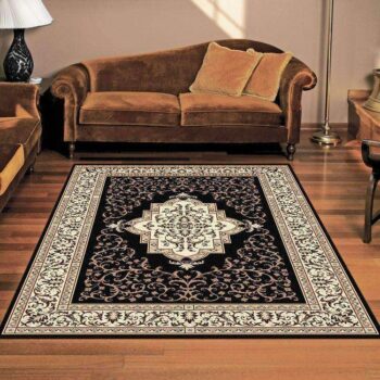 Sydney Oriental Traditional 8003 Black Rug