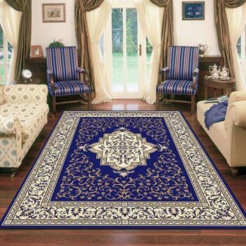 Sydney Oriental Traditional 8003 Dark Blue Rug