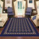 Sydney Oriental Traditional 8004 Dark Blue Rug