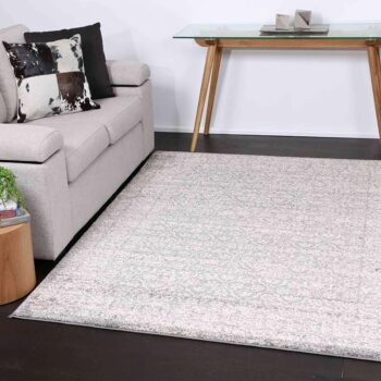 Viera Grey Distressed Modern Rug
