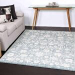 Viera Modern Distressed Ziegler Turquoise