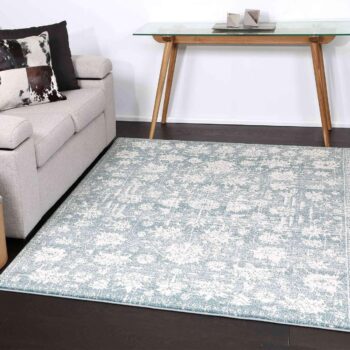 Viera Modern Distressed Ziegler Turquoise