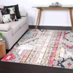 Viera Vintage Bohemian Multi-coloured Distressed Rug